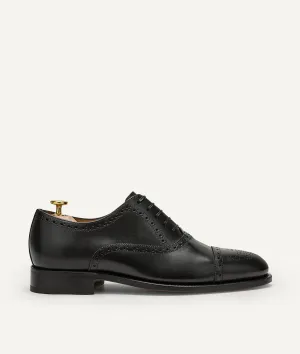 Oxford Half Brogue in Calf Leather