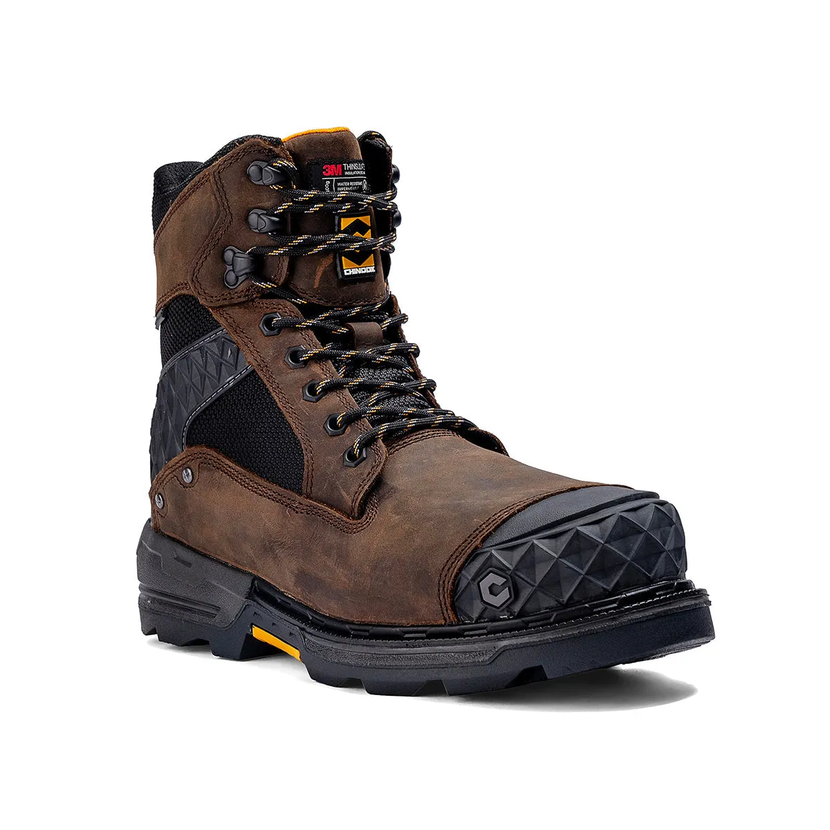 Pallet Jack 8” Insulated Composite Toe Waterproof Work Boot – Brown From Chinook Footwear
