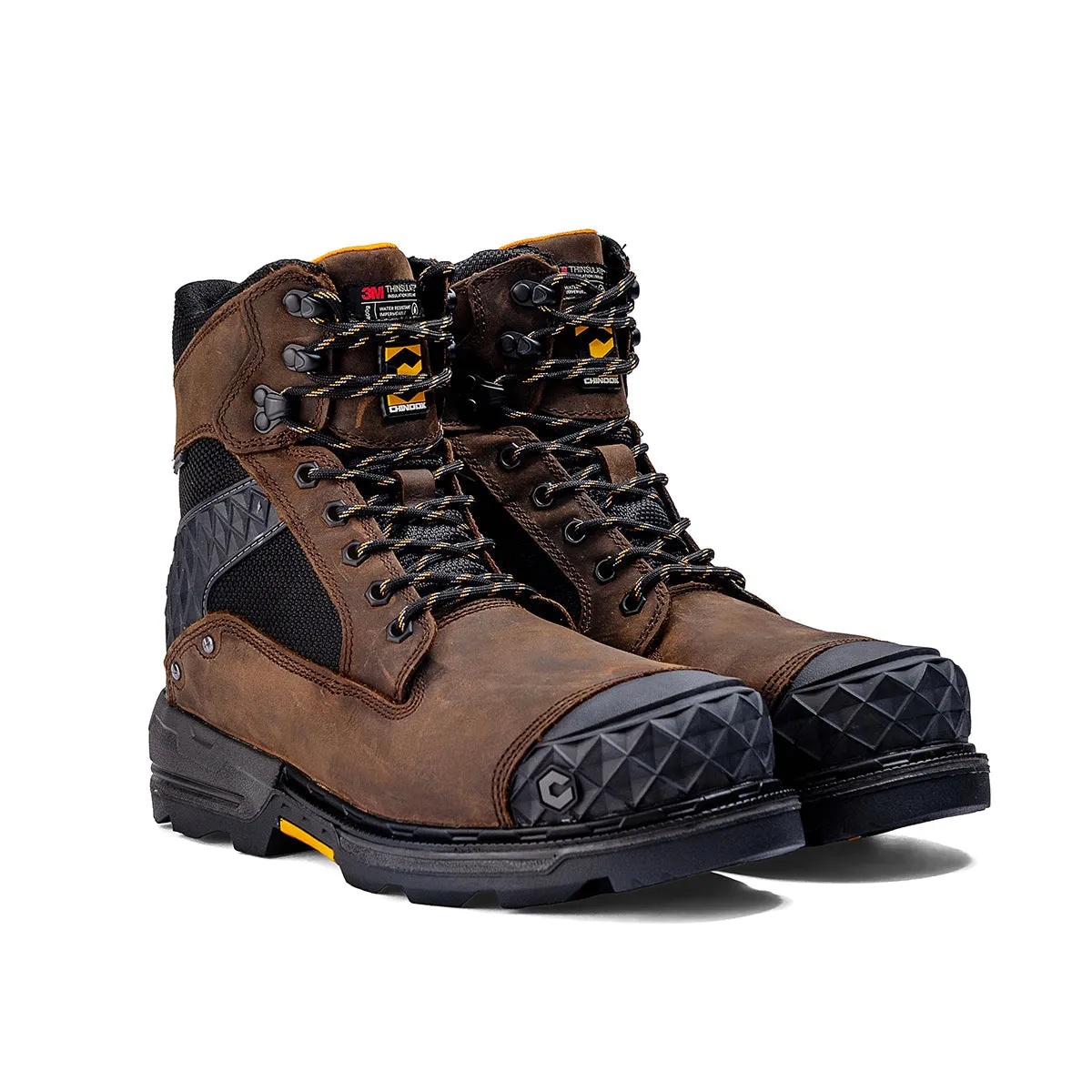 Pallet Jack 8” Insulated Composite Toe Waterproof Work Boot – Brown From Chinook Footwear