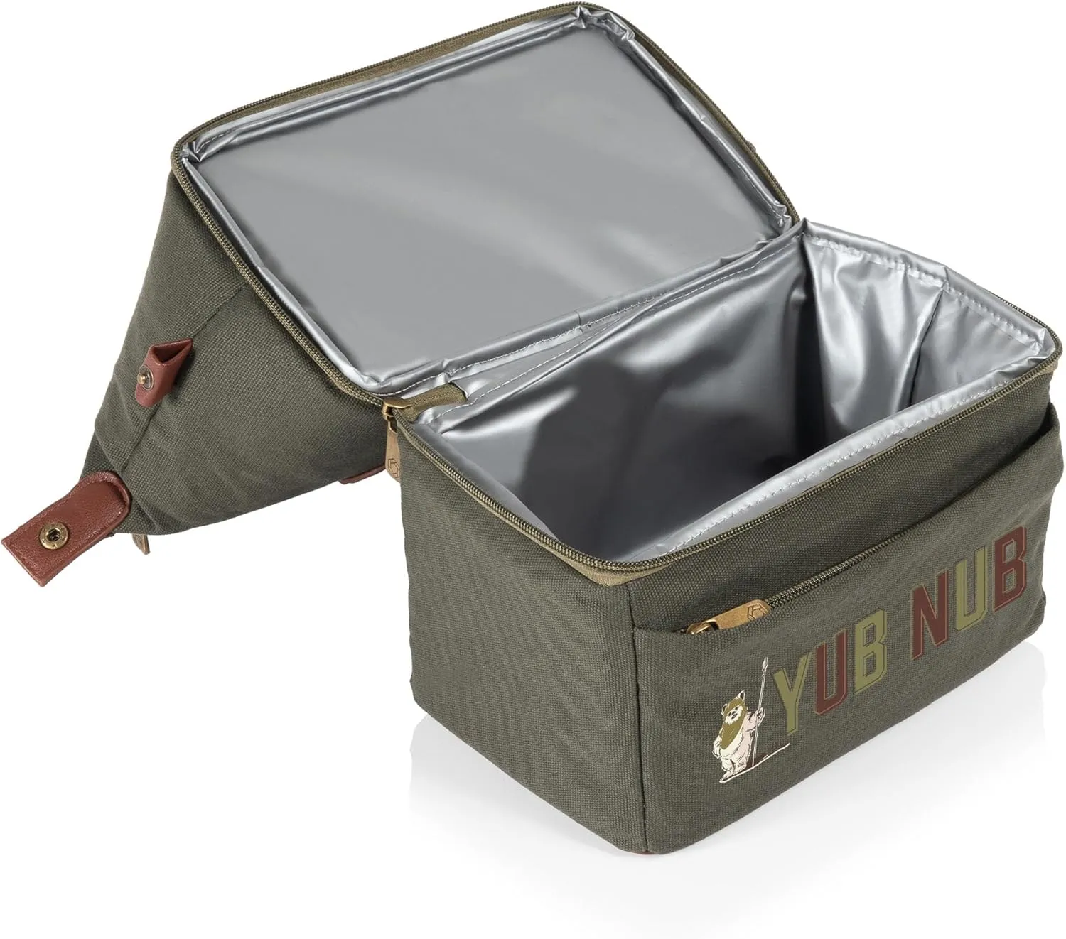 PICNIC TIME Star Wars Ewok Urban Lunch Bag, Soft Cooler Lunch Box, Insulated Lunch Tote, (Green)