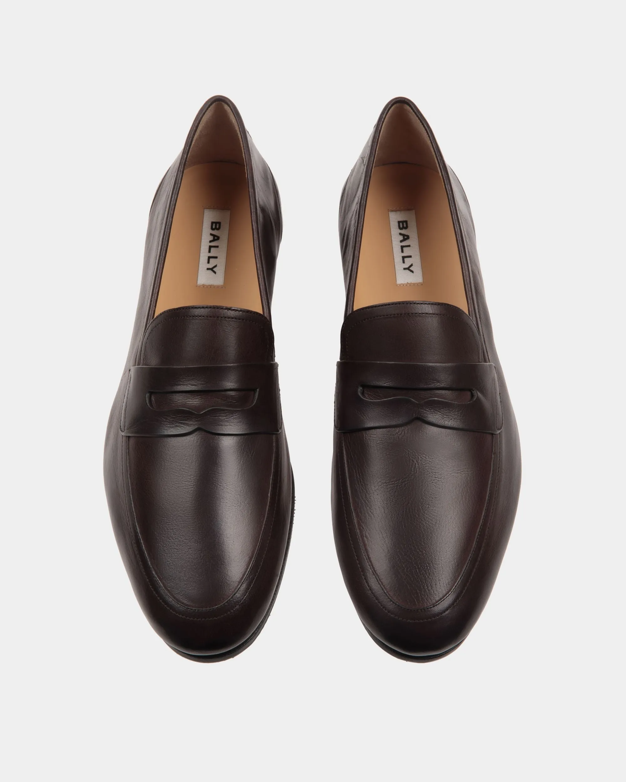 Plume Loafer in Ebano Leather
