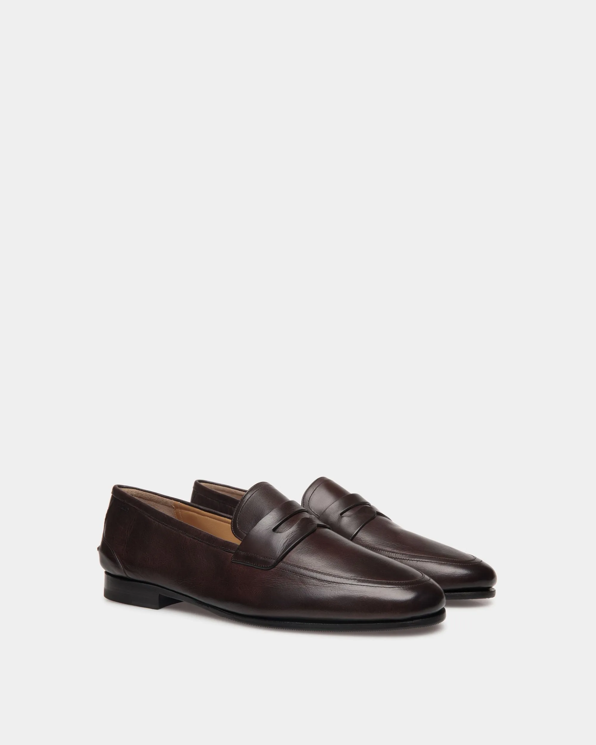 Plume Loafer in Ebano Leather