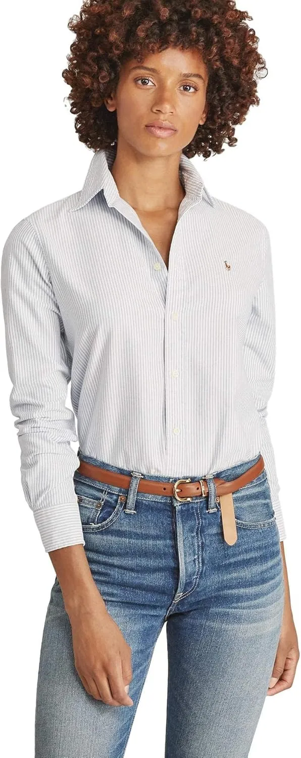 POLO RALPH LAUREN Women's Oxford Classic Fit Button Down Shirt