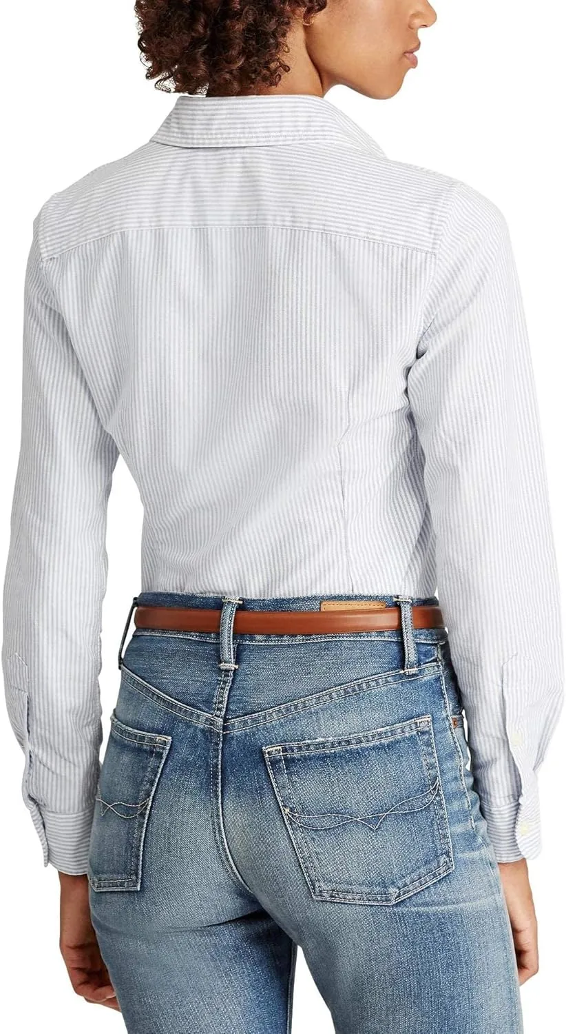 POLO RALPH LAUREN Women's Oxford Classic Fit Button Down Shirt