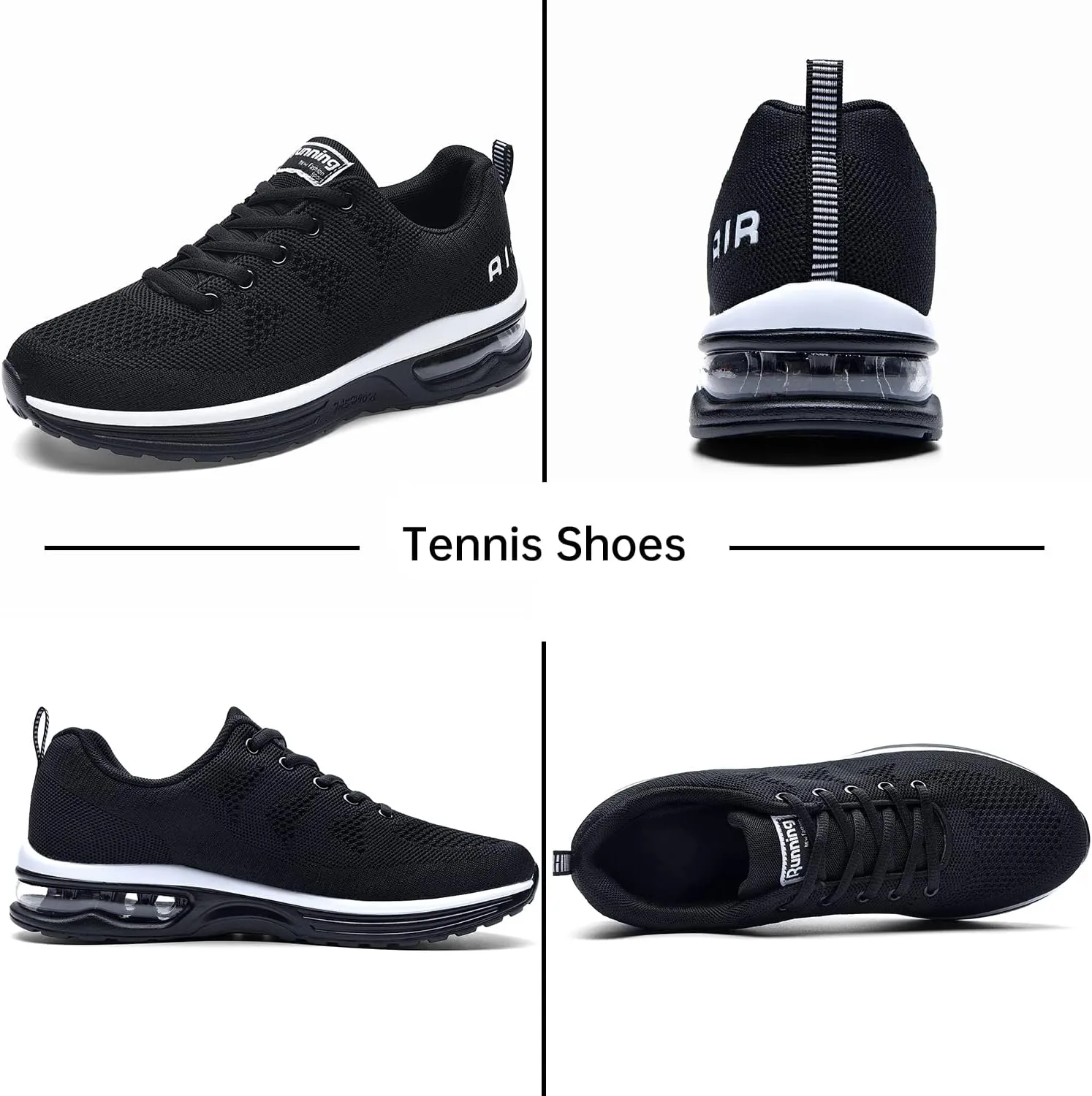 QAUPPE Womens Fashion Lightweight Air Sports Walking Sneakers Breathable Gym Jogging Running Tennis Shoes US 5.5-11 B(M)…