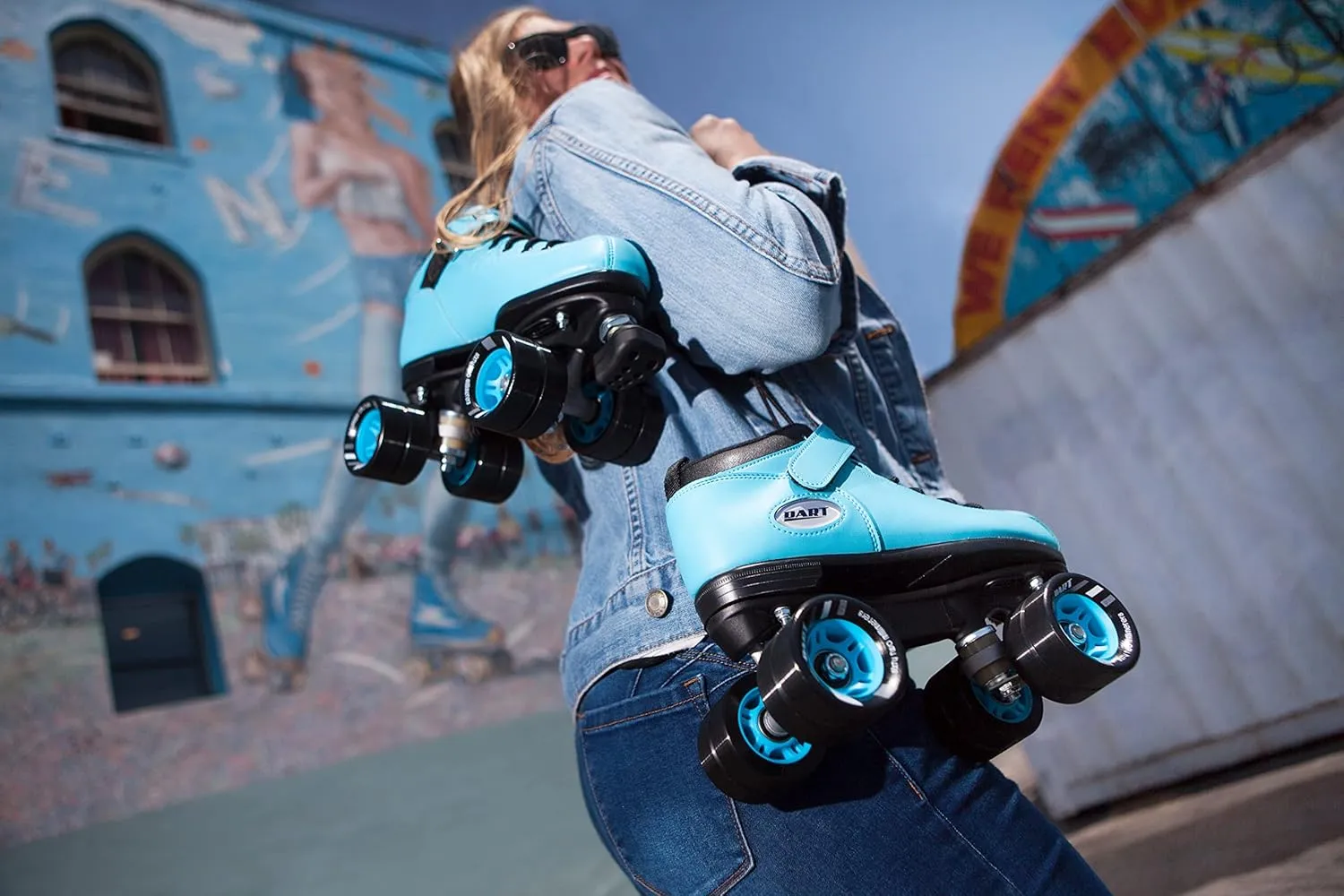 Riedell Dart Roller Skate - Quad Roller Speed Skates