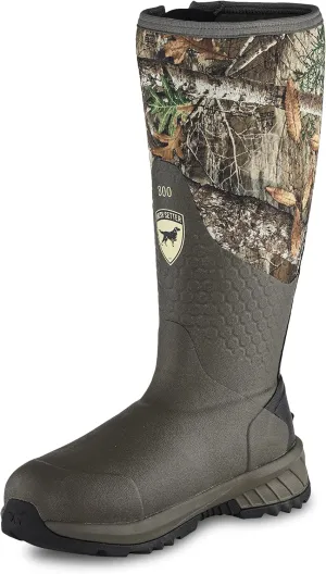 rish Setter, MudTrek, Unisex, 17", Waterproof, Insulated 800g, Adjustable Full Fit, Hunting Boot, Realtree Edge