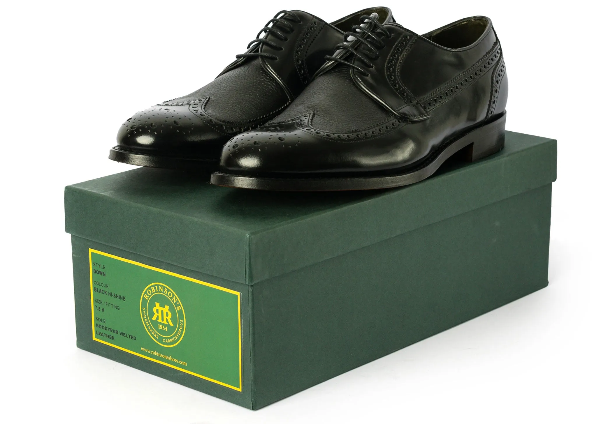 Robinson Down - Black Calf/Deerskin
