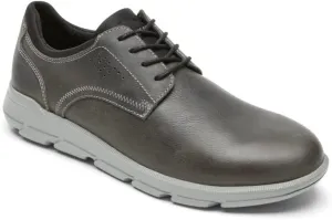 ROCKPORT Grady Plain Toe Men's Steel Grey Oxfords 10W