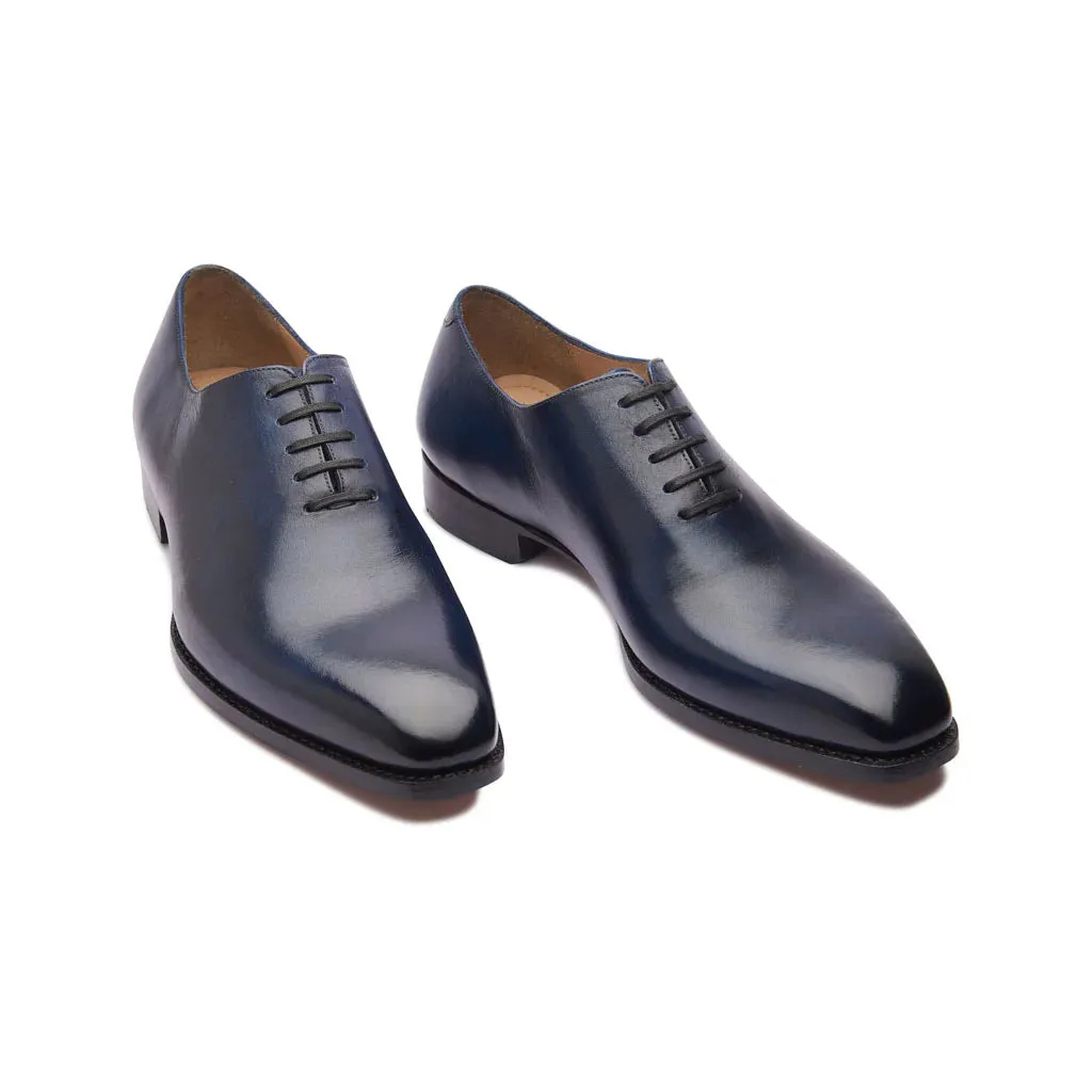 Romanoff Whole-cut Oxford - Afterdark Blue | Hand Welted