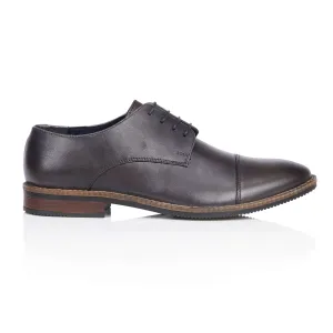Rufus Leather Toe Cap Derby Shoes - Grey