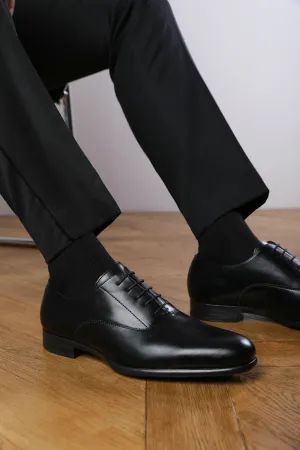 RYAN OXFORD LACE UP WORK DRESS SHOES IN BLACK