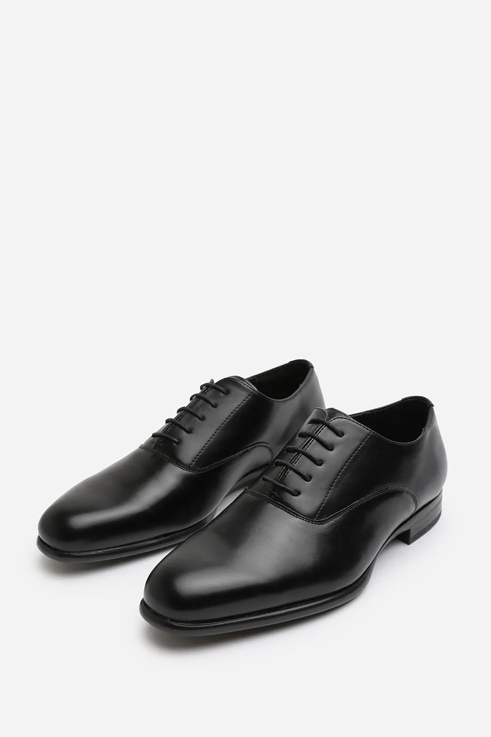 RYAN OXFORD LACE UP WORK DRESS SHOES IN BLACK