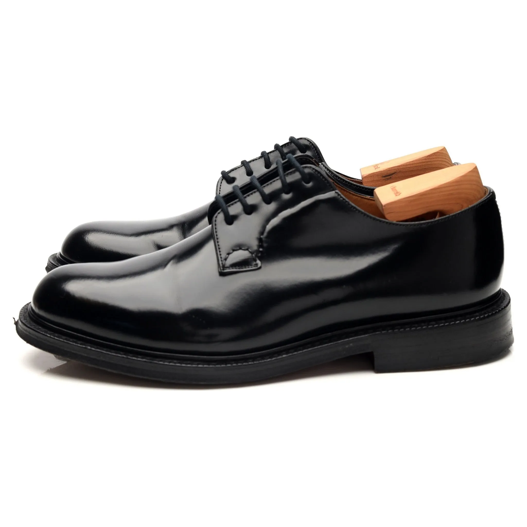 'Shannon' Black Leather Derby UK 6.5 G
