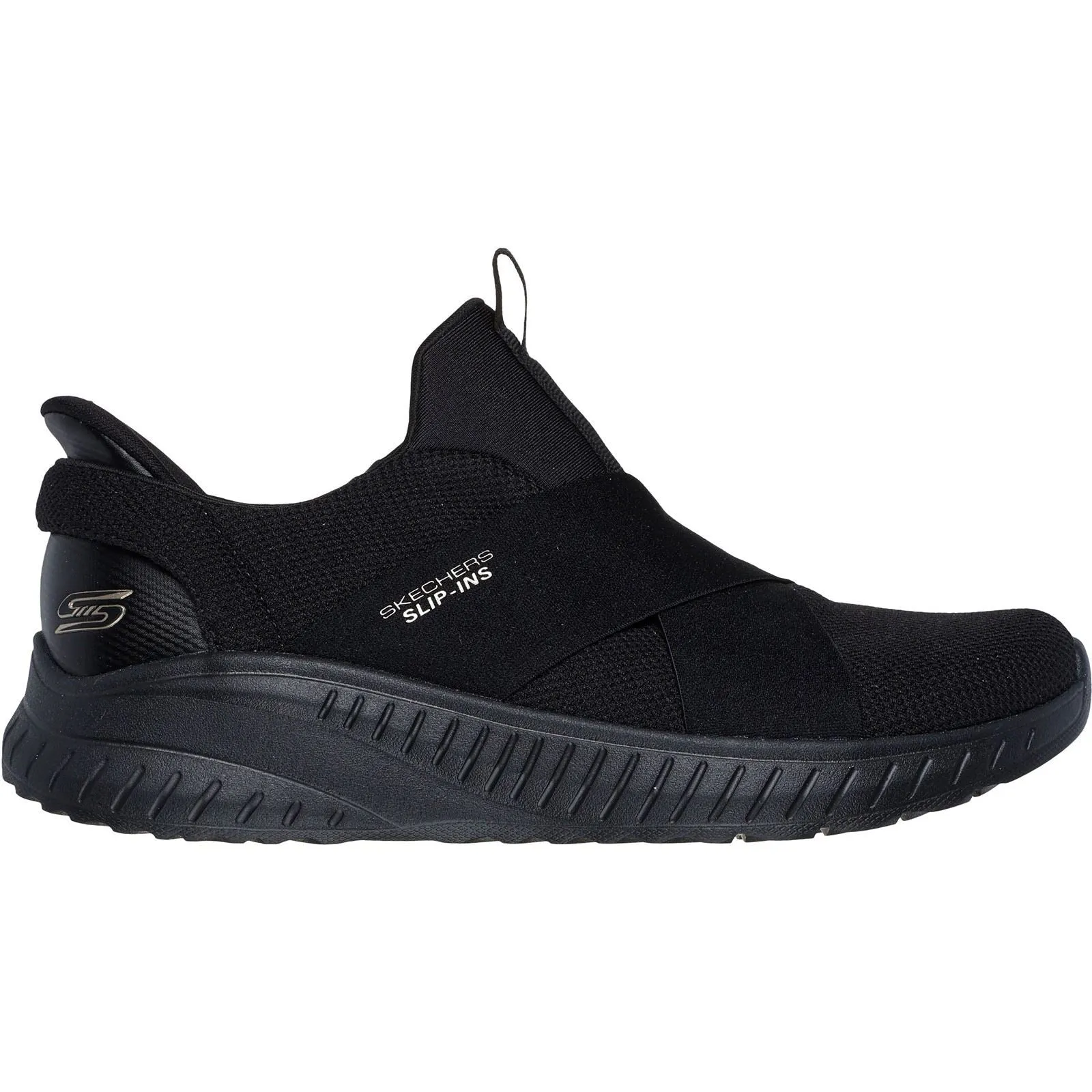 Skechers Women's Bobs Squad Chaos Your Moment Shoes in Black