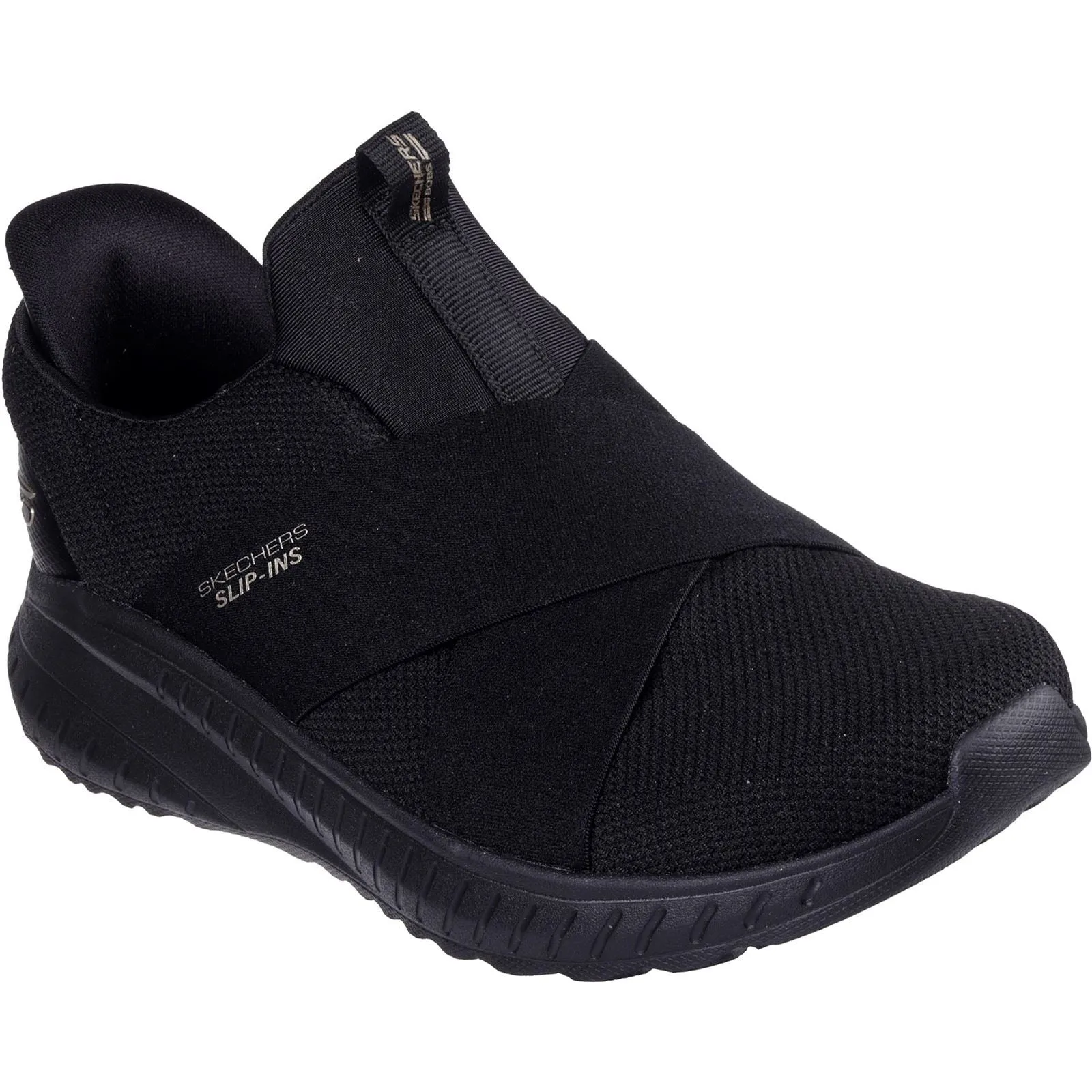 Skechers Women's Bobs Squad Chaos Your Moment Shoes in Black