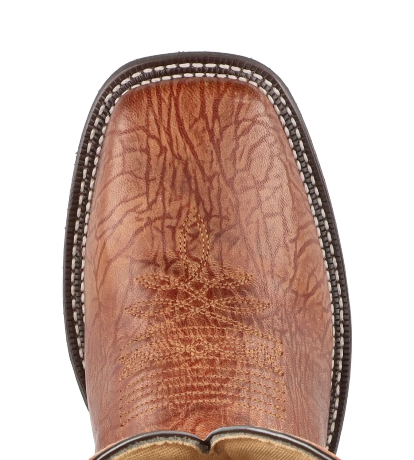 Smoky Mountain Boots Mens Presley Cognac/Vintage Brown Leather Cowboy Boots