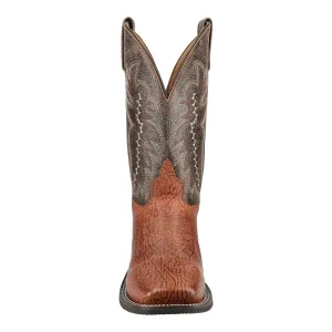 Smoky Mountain Boots Mens Presley Cognac/Vintage Brown Leather Cowboy Boots