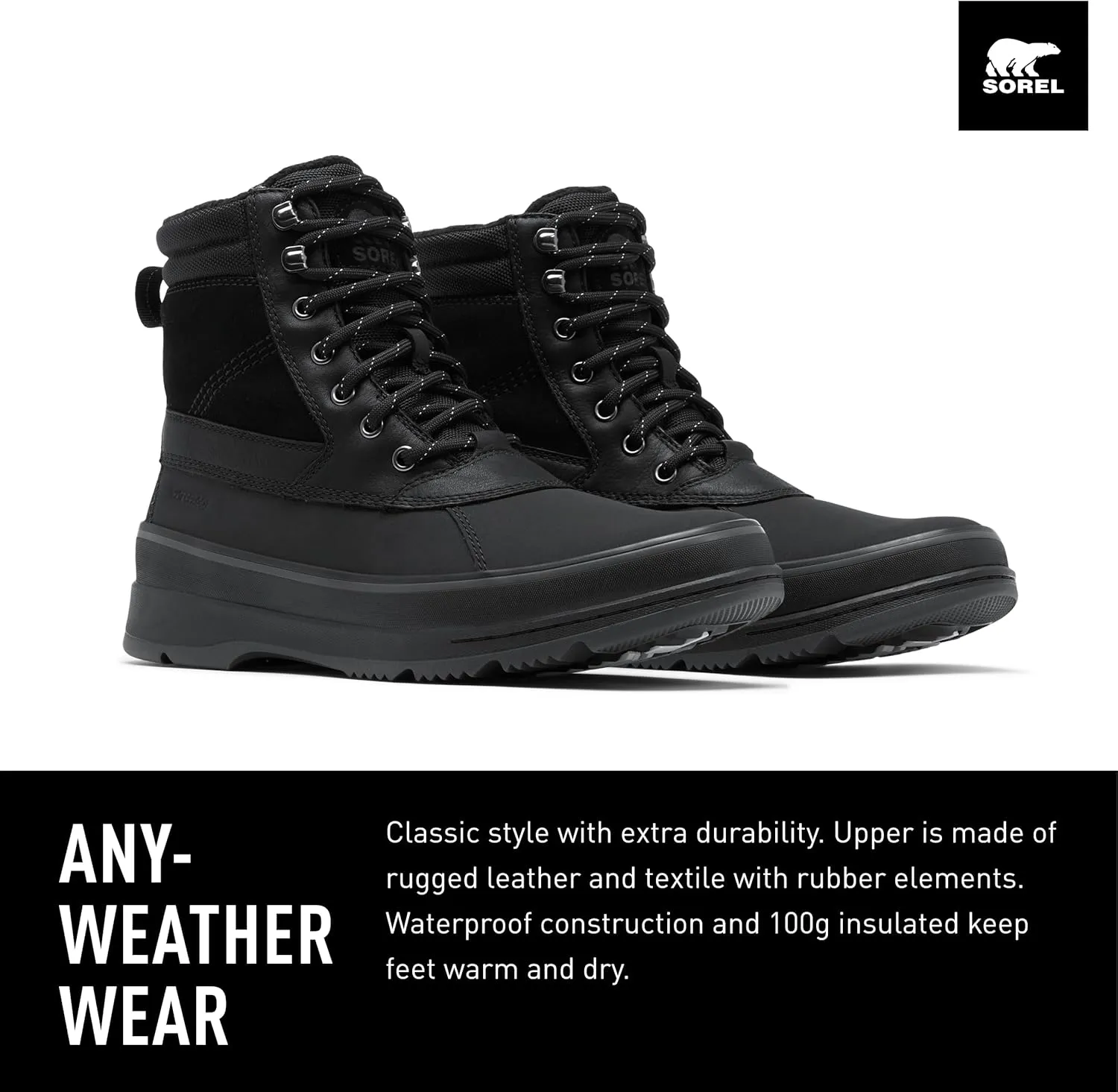 SOREL Men's Ankeny ll Plus Waterproof Boot