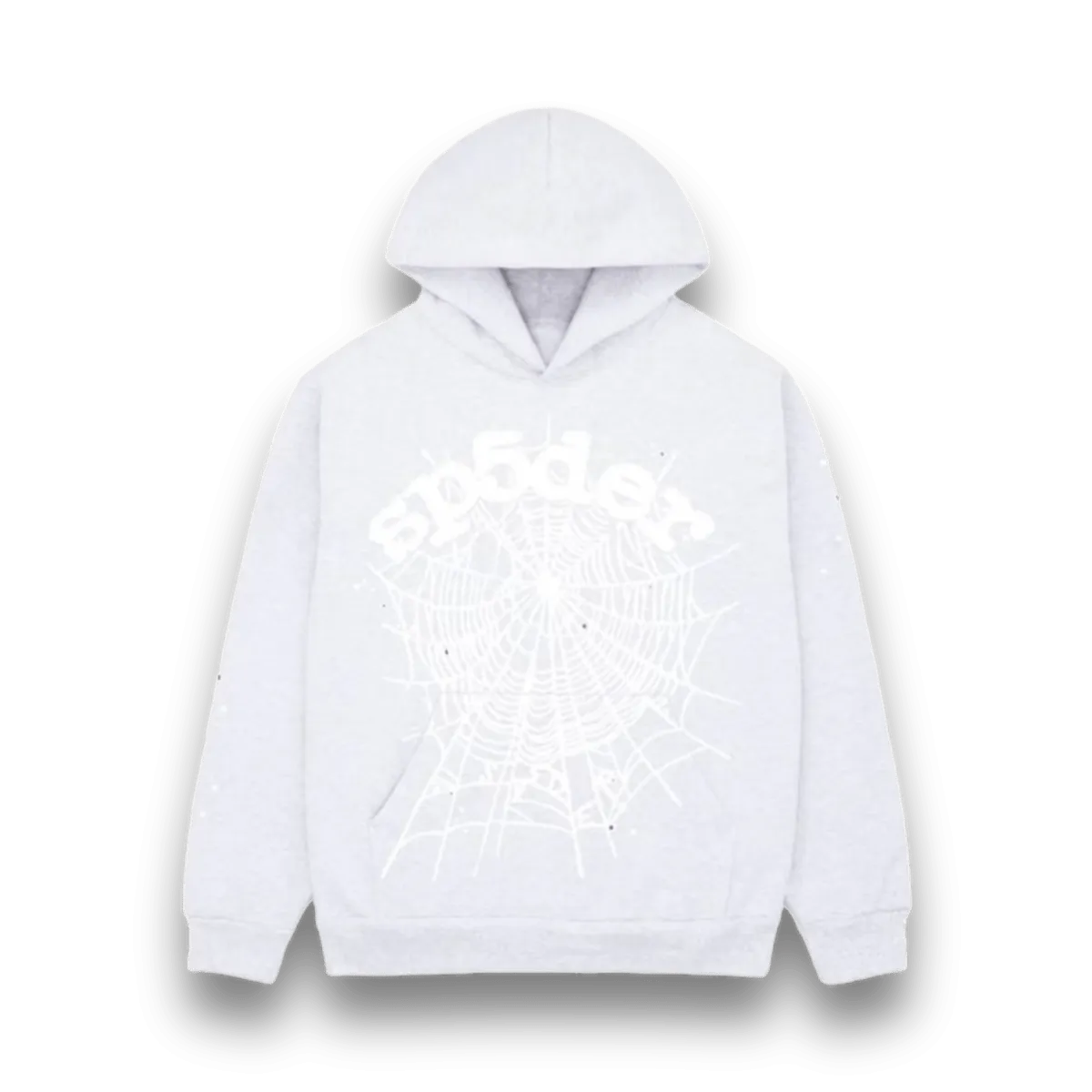 Sp5der OG Web Hoodie Heather Grey