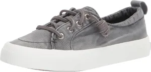 Sperry Crest Vibe Triple Canvas Grey 9.5 M (B)