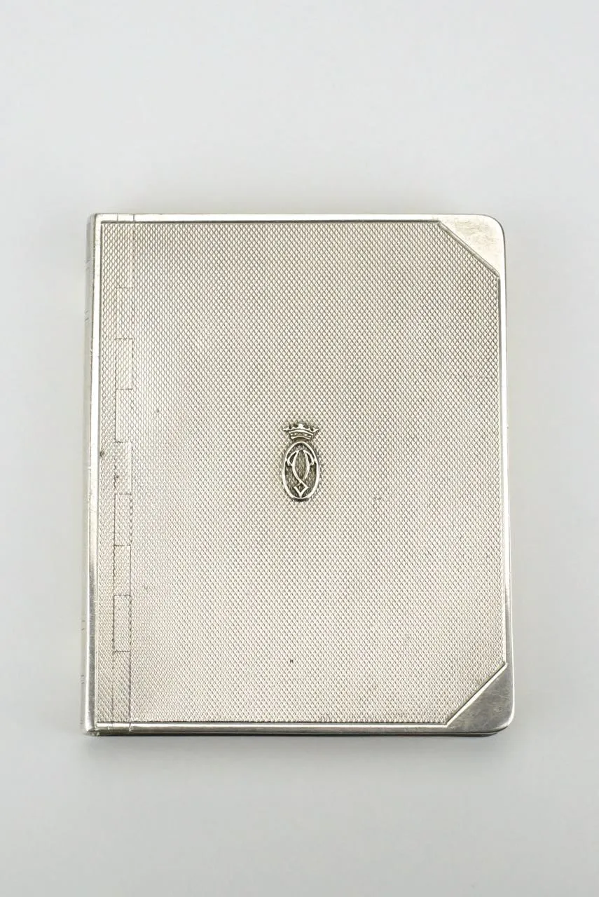 Sterling silver horse racing table box - Mappin and Webb 1930