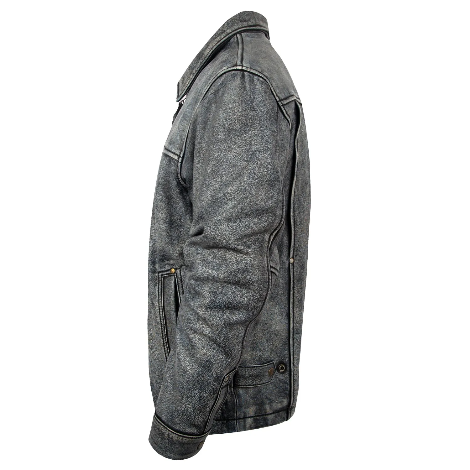 STS Ranchwear Youth Boys Rifleman Stone Wash Leather Leather Jacket