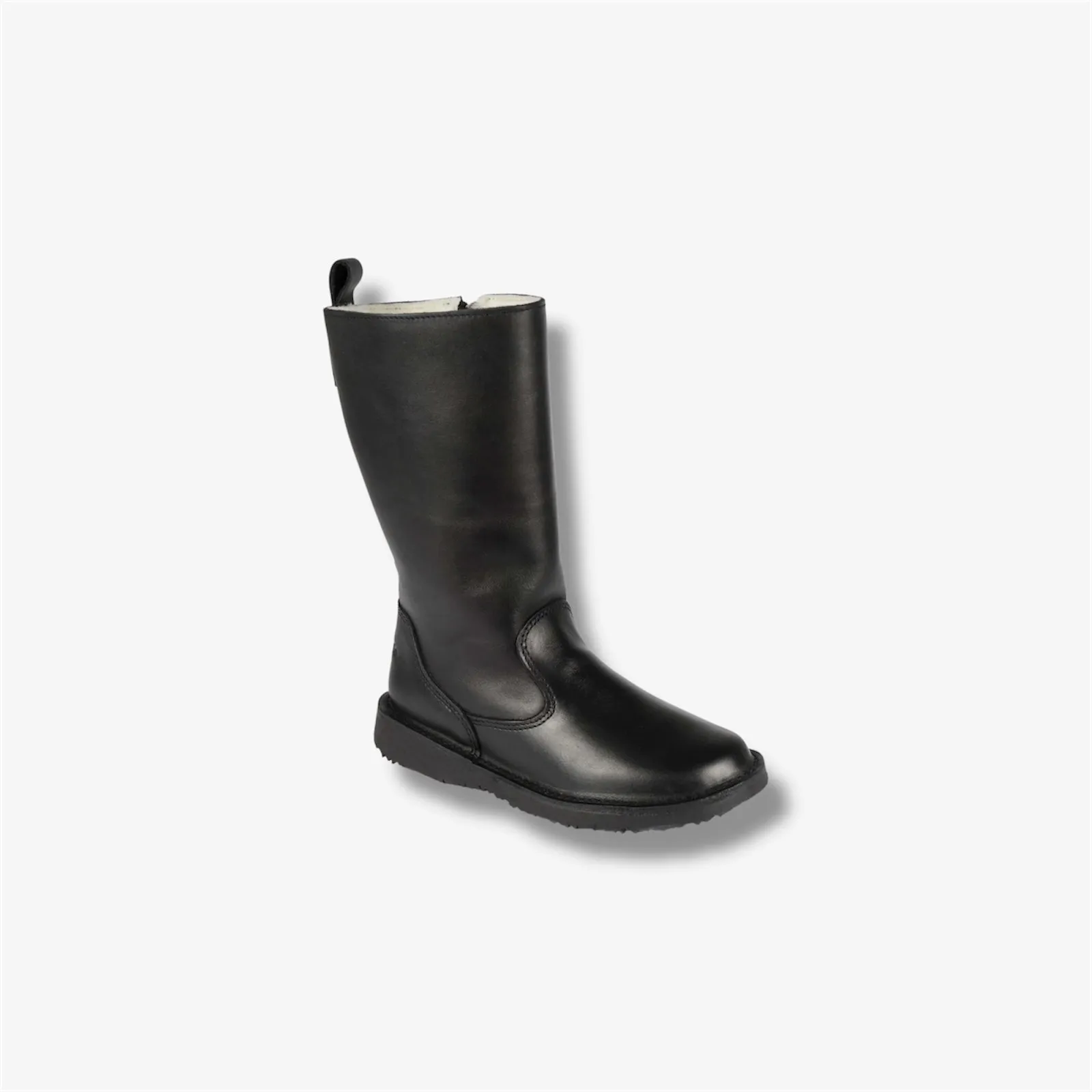 Sutherland Wool-Lined Premium Leather Boot in Bundu Black