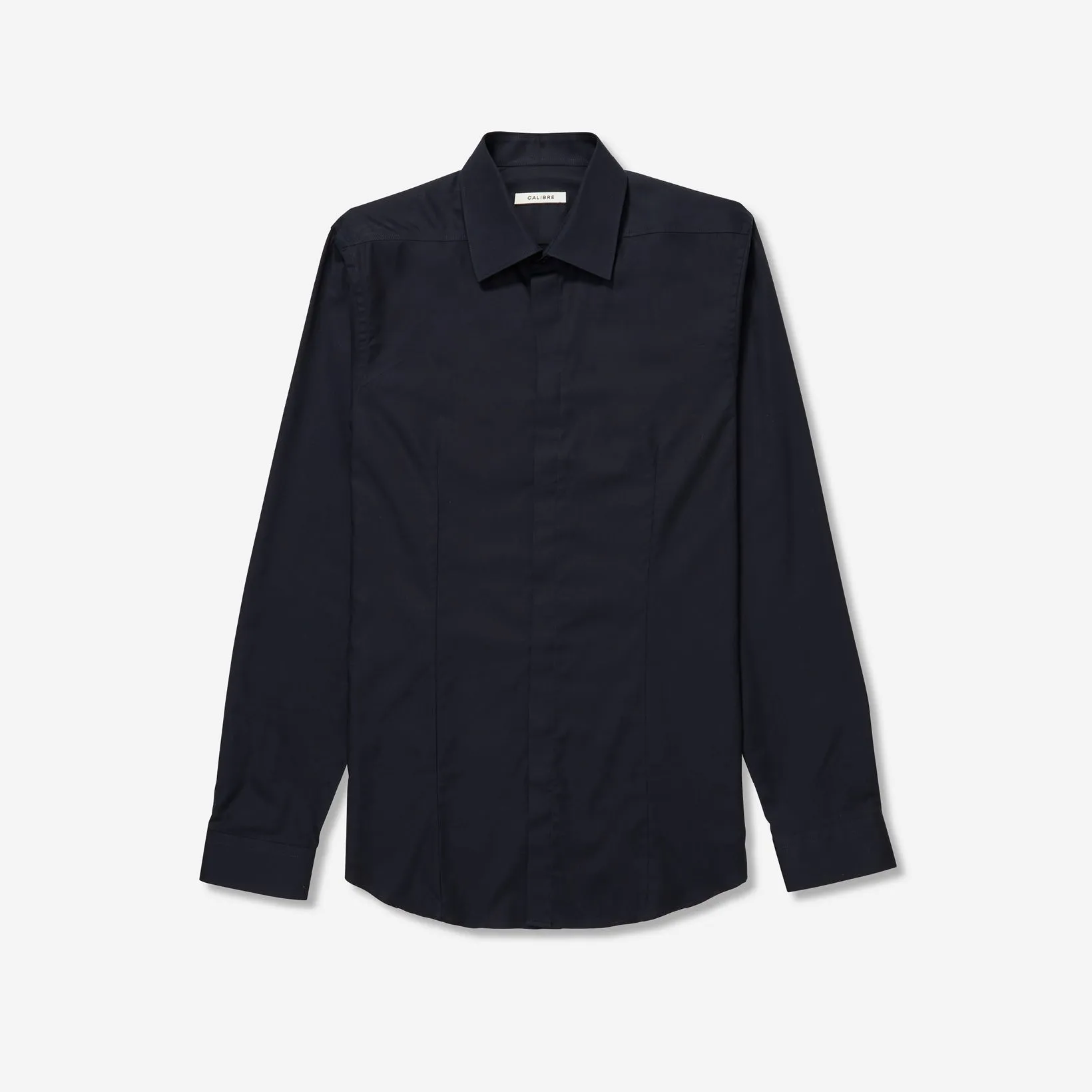 Tailored Fit Pinpoint Oxford Shirt Navy