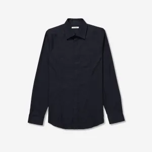 Tailored Fit Pinpoint Oxford Shirt Navy