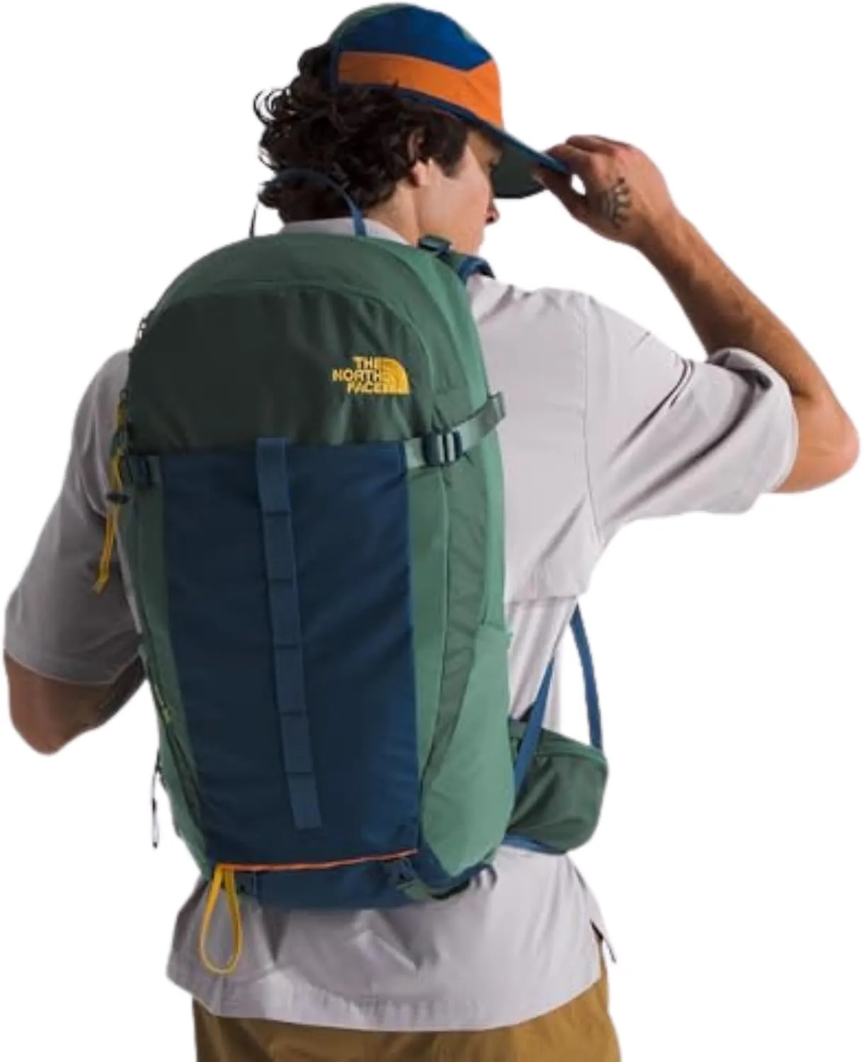 THE NORTH FACE Basin 36 Backpack - PFAS Free, Duck Green/Shady Blue, One Size