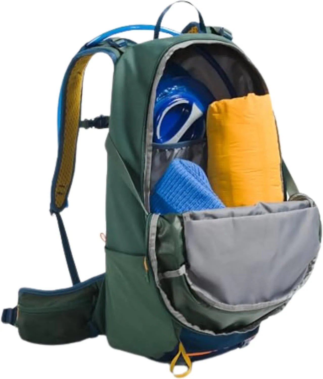 THE NORTH FACE Basin 36 Backpack - PFAS Free, Duck Green/Shady Blue, One Size