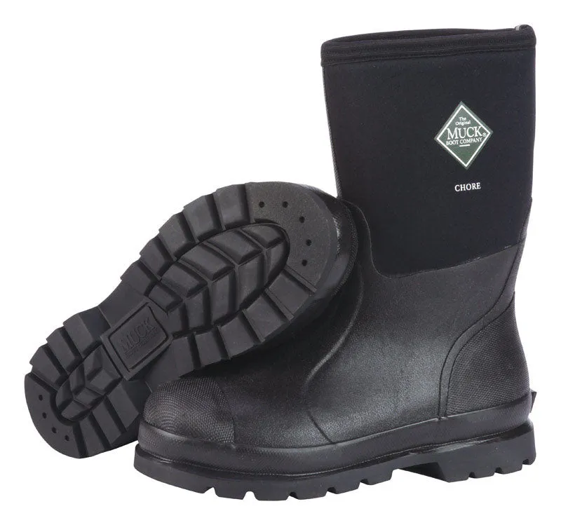 The Original Muck Boot Company Chore Mid Men's Boots 13 US Black