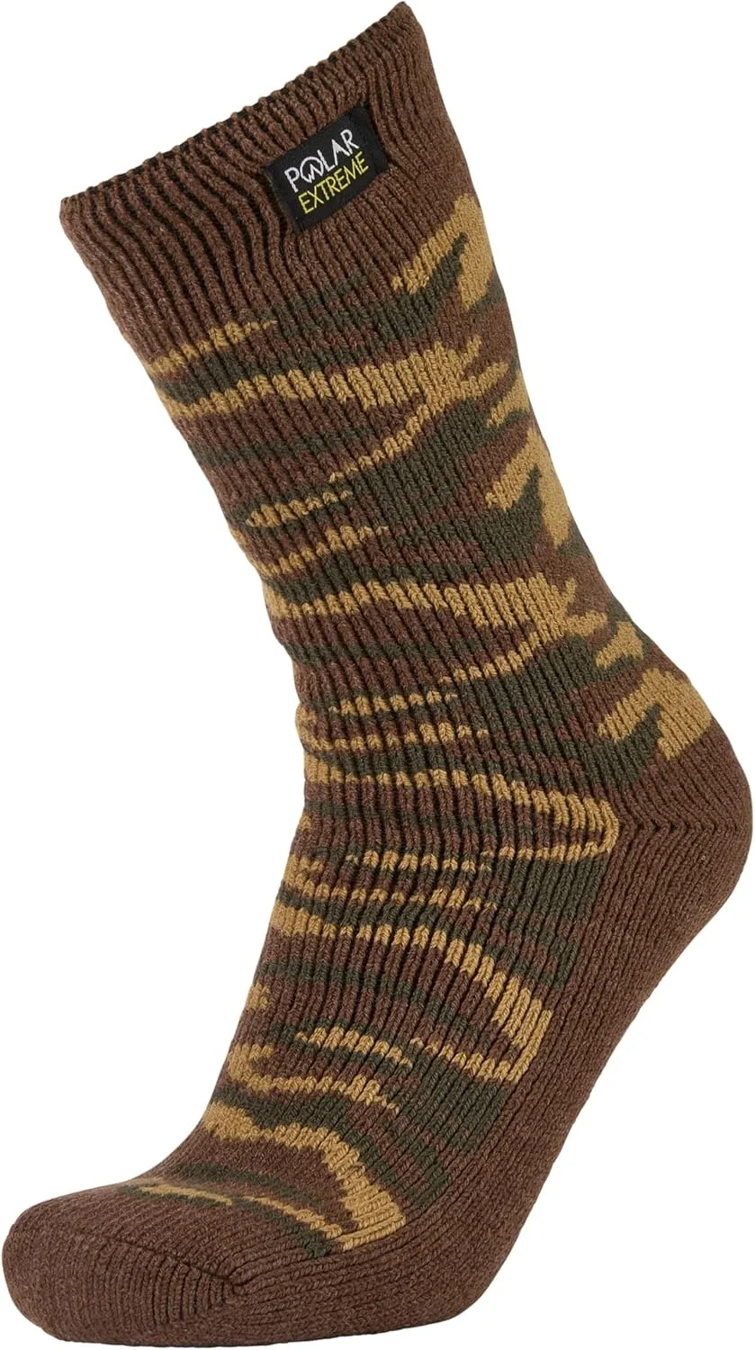 Thermal Hiking Sock For Men & Women, Insulated Warmth for Cold Weather Boot Comfort, One Size Fits Most, 2 Pack