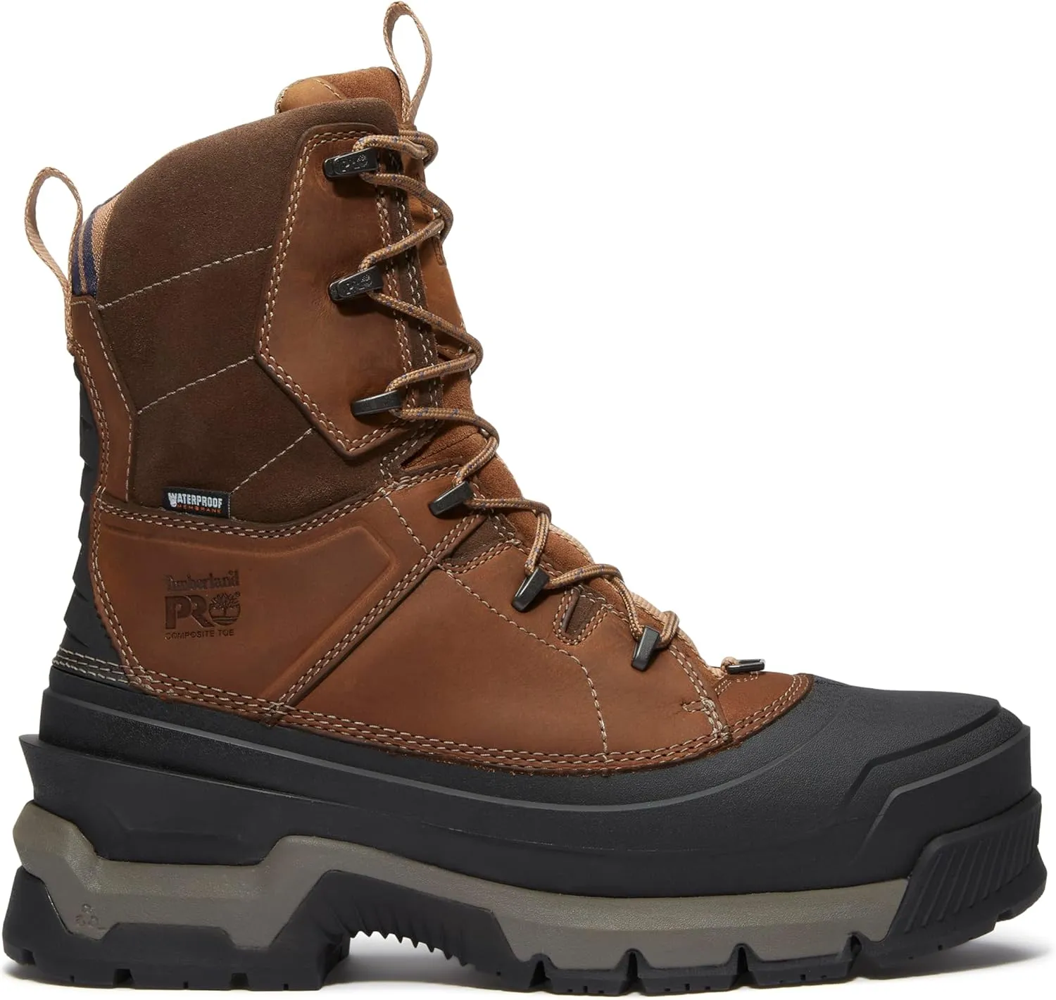 Timberland PRO Men's Siberian 8 Inch Composite Safety Toe Insulated Waterproof Puncture Resistant CSA Industrial Work Boot