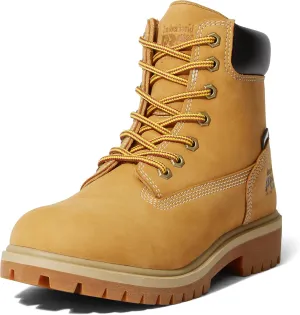 Timberland PRO Women's Direct Attach 6 Inch Soft Toe Insulated Waterproof Industrial Work Boot, Wheat-2024 NEW, 8.5M