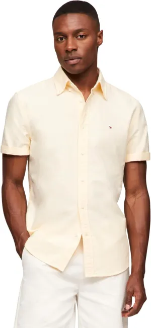 Tommy Hilfiger Short Sleeve Oxford Regular Fit, Men's Button Down Shirts