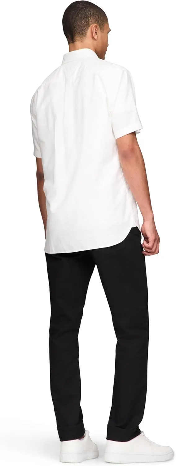 Tommy Hilfiger Short Sleeve Oxford Regular Fit, Men's Button Down Shirts