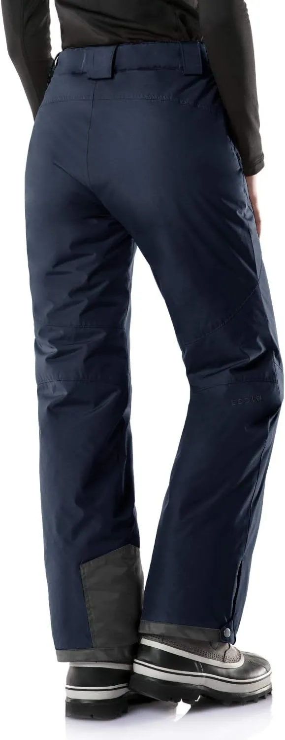 TSLA Women's Winter Snow Pants, Waterproof Insulated Ski Pants, Ripstop Snowboard Bottoms