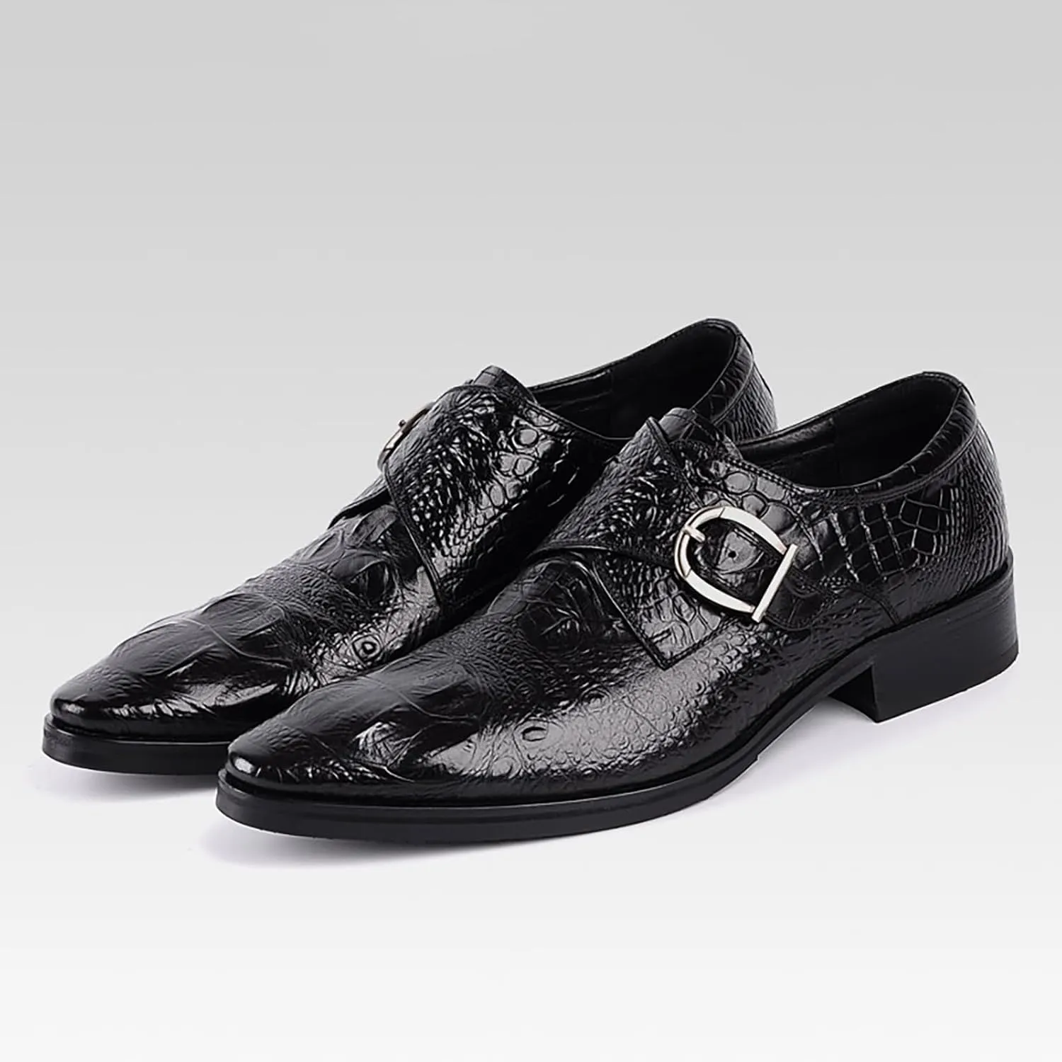 UOQAPRE Men's Oxfords Formal Dress Shoes Classic Oxford Dress Shoes Formal Business Full Leather Shoes for Men