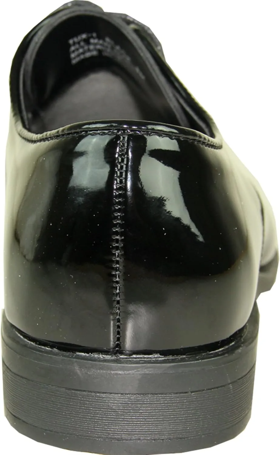VANGELO Men Dress Shoe TAB and Tux Oxford Formal Tuxedo for Prom Wedding Uniform Medium and Wide Width Black Grey Ivory White Patent