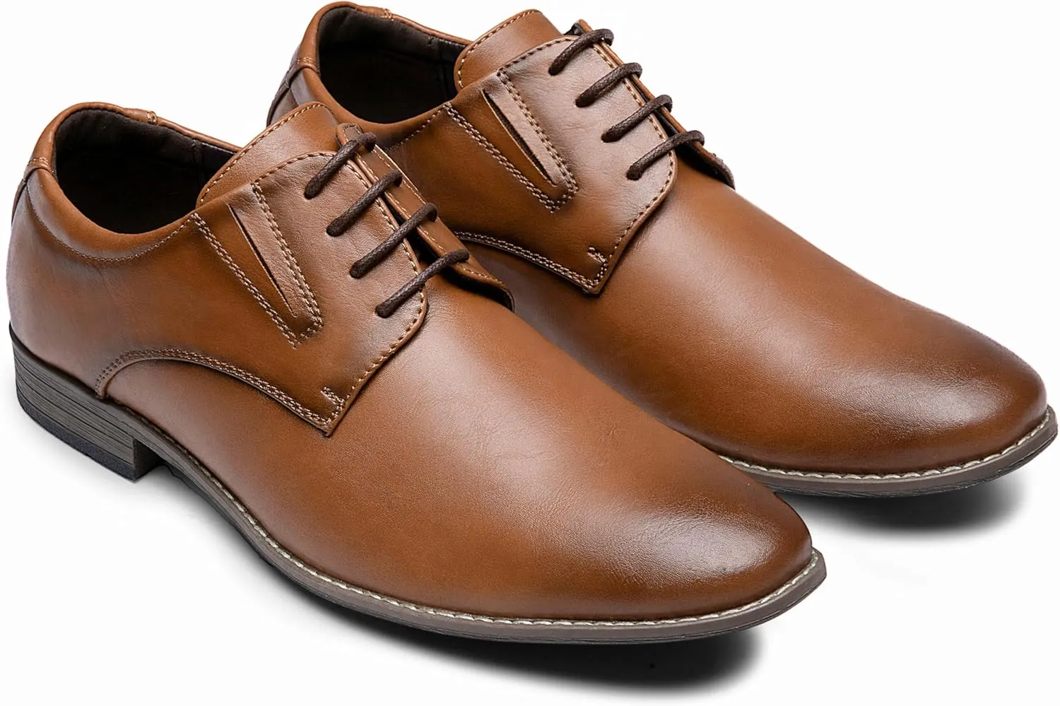 Vostey Men's Dress Shoes Formal Oxford Shoes Classic Lace Up Derby Shoes
