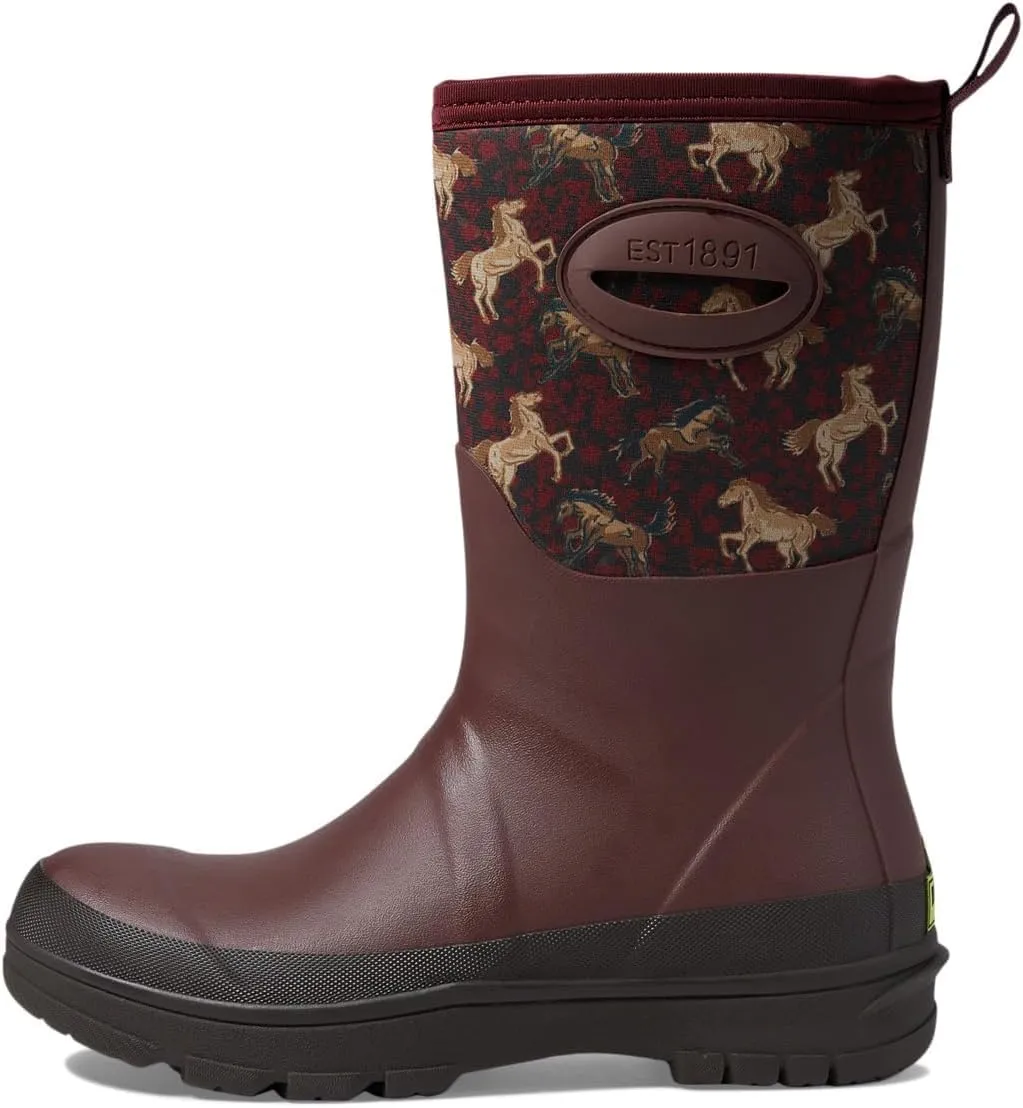 Western Chief Women's Neoprene Faux Fur Mid Insulated Waterproof Cold Weather Boots