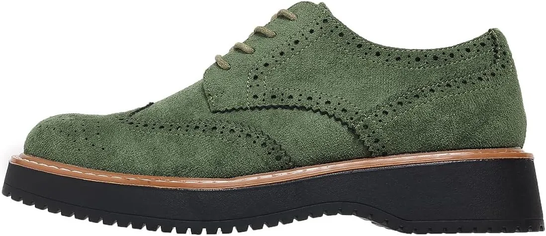 Women Oxfords Platform Lace-up Oxford Shoes Girls Ladies Women Casual Wingtips Brogue Oxfords