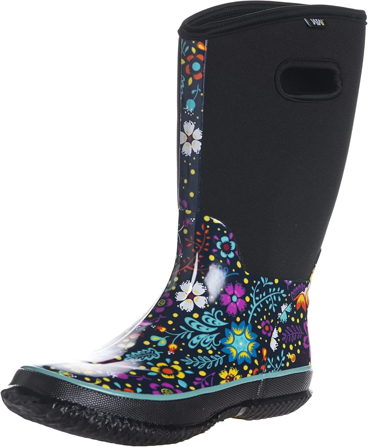 WTW Mid Calf Rain Boots for Women - Waterproof Insulated Neoprene Mud Boots Outdoor Hunting Garden Boots