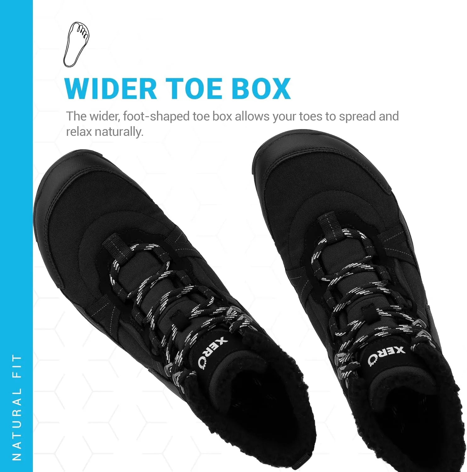 Xero Shoes Barefoot Hiking Shoes for Men | Alpine Barefoot Hiking Boots | Zero Drop Shoes for Men,