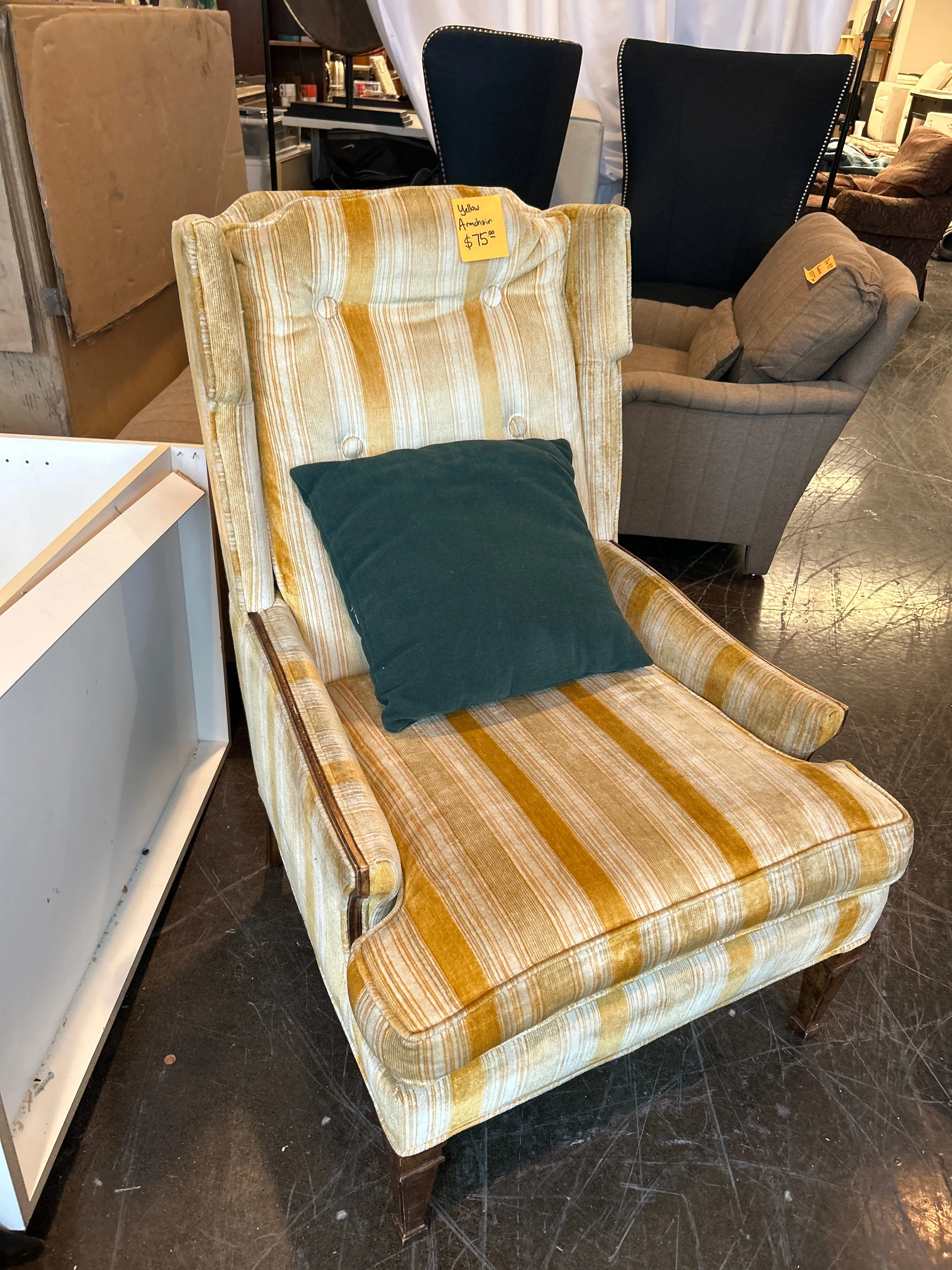Yellow Armchair Oxford